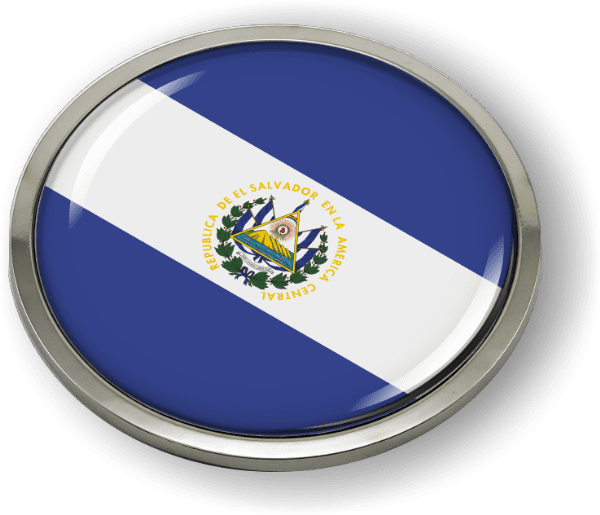 El Salvador - Flag - Country Emblem